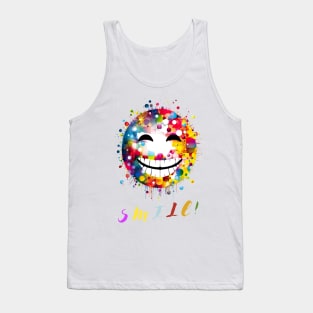 Smile and spread joy around you, Smiles are Contagious Tank Top